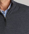 Merino Wool Quarter-Zip Sweater