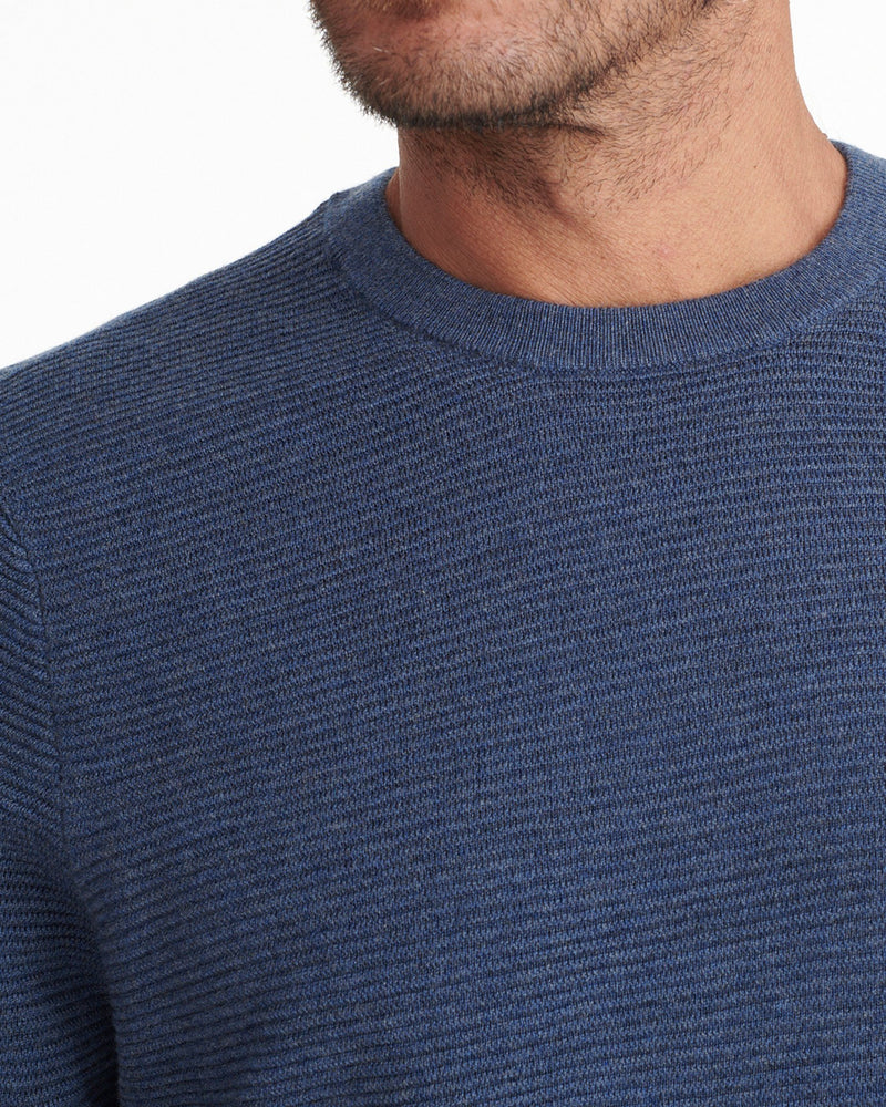 Textured Crewneck Sweater